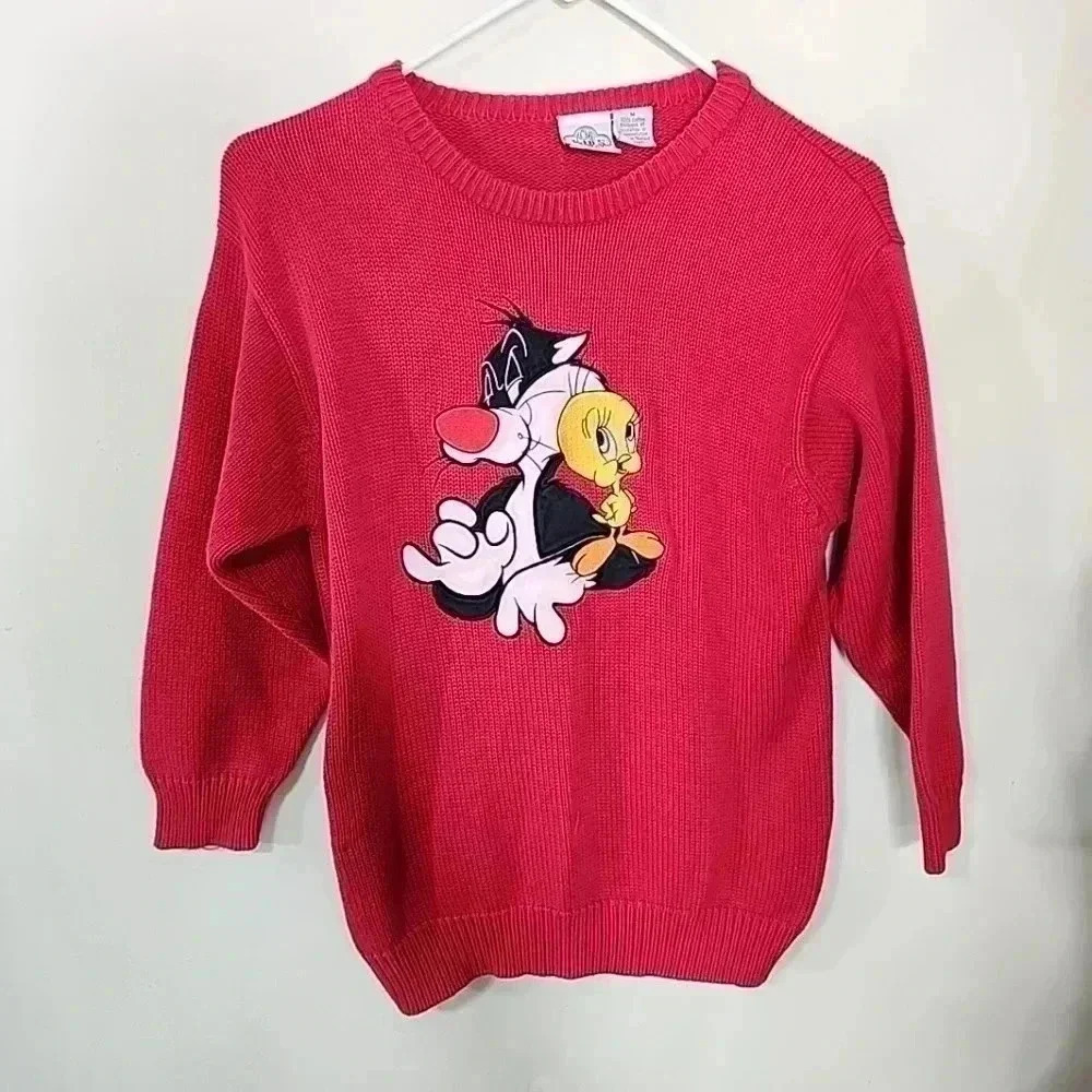 Acme Kids Vintage Looney Tunes kids sweater.  Size Medium - Picture 6 of 6